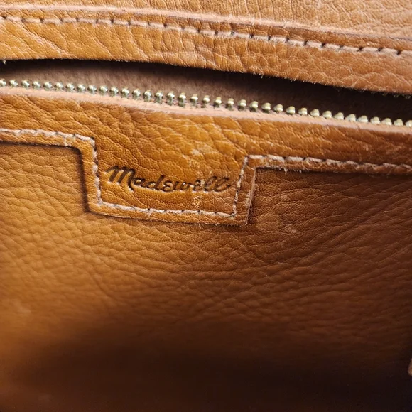 Madewell The Transport Tan Leather Tote Bag - Picture 5 of 13